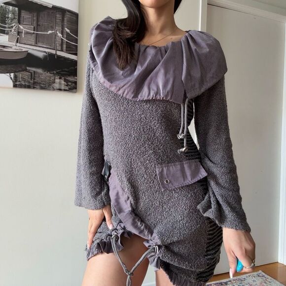 Vintage granny knit Fairycore long sweater - Picture 4 of 6